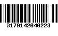 Código de Barras 3179142040223