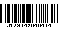 Código de Barras 3179142040414