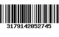 Código de Barras 3179142052745