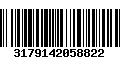 Código de Barras 3179142058822