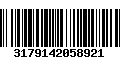 Código de Barras 3179142058921