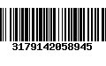 Código de Barras 3179142058945