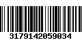 Código de Barras 3179142059034