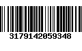 Código de Barras 3179142059348