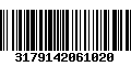 Código de Barras 3179142061020