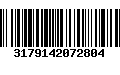 Código de Barras 3179142072804