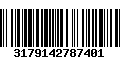 Código de Barras 3179142787401