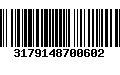 Código de Barras 3179148700602