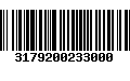 Código de Barras 3179200233000