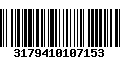 Código de Barras 3179410107153