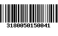 Código de Barras 3180050150041