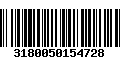Código de Barras 3180050154728