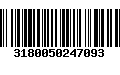 Código de Barras 3180050247093