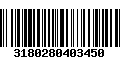 Código de Barras 3180280403450