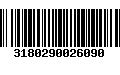 Código de Barras 3180290026090