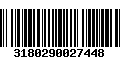 Código de Barras 3180290027448