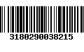 Código de Barras 3180290038215