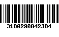 Código de Barras 3180290042304