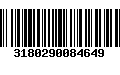 Código de Barras 3180290084649