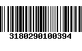 Código de Barras 3180290100394