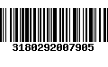 Código de Barras 3180292007905