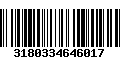 Código de Barras 3180334646017