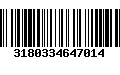 Código de Barras 3180334647014