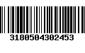 Código de Barras 3180504302453