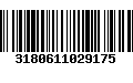 Código de Barras 3180611029175