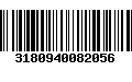 Código de Barras 3180940082056