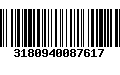 Código de Barras 3180940087617