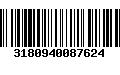 Código de Barras 3180940087624