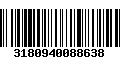 Código de Barras 3180940088638