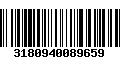 Código de Barras 3180940089659