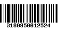 Código de Barras 3180950012524