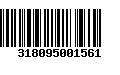 Código de Barras 318095001561