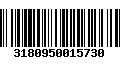 Código de Barras 3180950015730