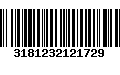 Código de Barras 3181232121729