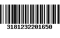 Código de Barras 3181232201650