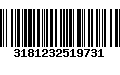 Código de Barras 3181232519731