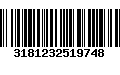 Código de Barras 3181232519748