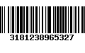 Código de Barras 3181238965327