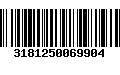 Código de Barras 3181250069904