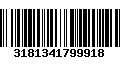 Código de Barras 3181341799918