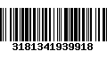 Código de Barras 3181341939918