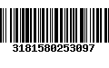 Código de Barras 3181580253097