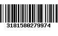 Código de Barras 3181580279974