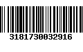 Código de Barras 3181730032916