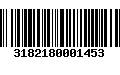 Código de Barras 3182180001453