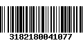 Código de Barras 3182180041077